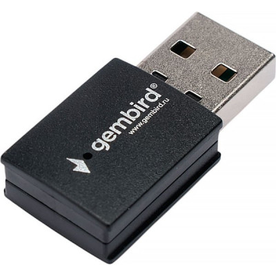 Адаптер Wi-Fi Gembird WNP-UA-017, 150 Мбит, мини, USB, 802.11b/a/g/n/ac, RTL87 + Bluetooth: 4.2