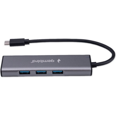 Концентратор USB 3.1 GEMBIRD UHB-U3P7-02, 7 портов, 7xUSB 3.0, OTG, кабель Type-C 19 см