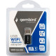 Адаптер Wi-Fi Gembird WNP-UA-018, 600 Мбит, двухдиапазонный мини, USB, + Bluetooth: 4.2, RTL8821CU