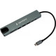 Переходник USB Type-C - USB2.0, USB3.1, Type-C PD87W, Type-C, HDMI, SD/TF, RJ45, Gembird [UHB-D3]