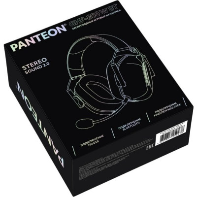 Гарнитура Jet.A GHP-850 W, BLUETOOTH 5.3 /MINI JACK 4 PIN, LED-подсветка, STEREO SOUND 2.0, черный