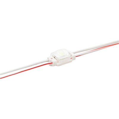 Модуль LED 1xSMD2835 линза 170°, 12В, 0.34W, 30Лм, 6000-7000K, 16*8.5*7.6мм, ELF [ELF-DOT 2835 CW]