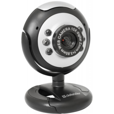 Веб-камера Defender C-110, 0.3Mpix, USB, универ. крепление [63110]