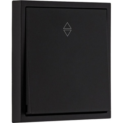 Переключатель с/у 1-кл 10А, IP20, Smartbuy Капелла [SBE-09b-10-SW12-0] черный soft touch