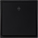 Переключатель с/у 1-кл 10А, IP20, Smartbuy Капелла [SBE-09b-10-SW12-0] черный soft touch