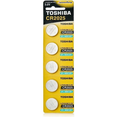 Батарейка Toshiba CR2025 [BL5/100] [TH CR2025/5BL]