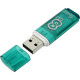 Накопитель USB Flash 8Gb SmartBuy Glossy series Green