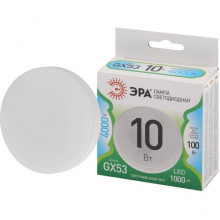 Лампа LED GX53, 10W, 4000K, 1000Лм, ЭРА GL [LED GX-10W-840-GX53 GL][10/100]