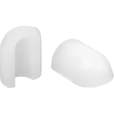 Заглушка для гибкого неона 12В 6*12, ELF [Cap-pvcNL6-in-1cm-W] белый