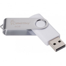 Накопитель USB Flash 4Gb SmartBuy Twist White