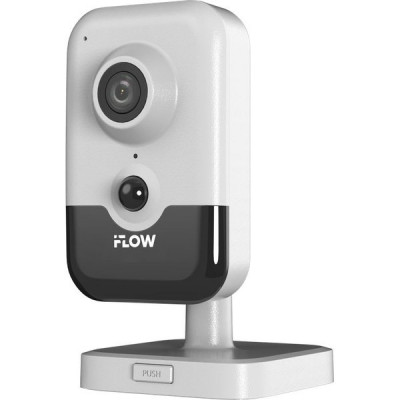 Камера IP iFLOW куб 4MP[2.8мм]; 113.4°;mic;SD[256];PIR;ИК[10м];PoE;IP20 [F-IC-1941C]