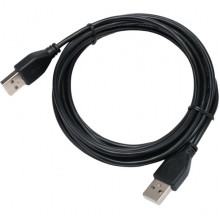 Кабель USB2.0 AM - AM, 3.0м, для связи 2х компьютеров Cablexpert [CC-USB2-AMAM-3M]