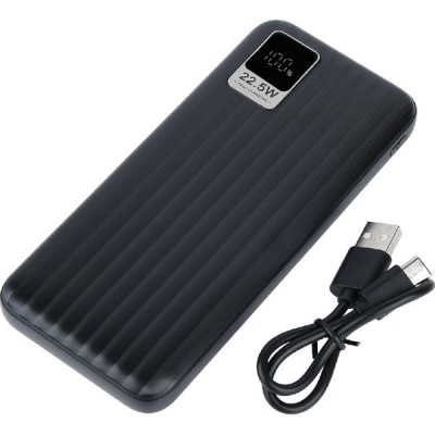 Внешняя батарея Perfeo WATERFALL (10000 mah/LED дисплей/PD + QC 3.0/Type-C/2 USB) [PF_E1469]