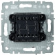 Переключатель с/у 2-кл 10А, IP20, IEK BRITE [BR-V22-0-10-K47] алюминий