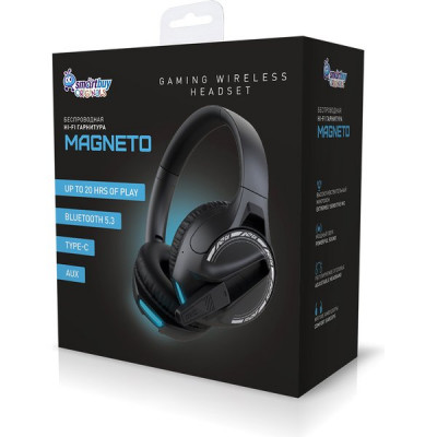 Гарнитура SmartBuy MAGNETO, с подсветкой, зарядка Type-C, Bluetooth [SBH-912]