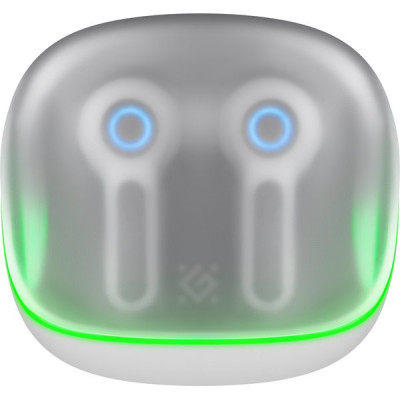 Гарнитура Defender CyberDots 290, белый, беспроводные игровые TWS [63290]