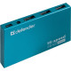 Концентратор USB 2.0, 7 портов, блок питания, Defender Septima Slim [83505]