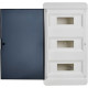 Корпус пластиковый ЩРВ-П-36 IP41, TEKFOR [TF5-KP12-V-36-41-K01-K03] черный прозр. дверь