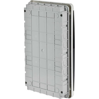 Корпус пластиковый ЩРВ-П-36 IP41, TEKFOR [TF5-KP12-V-36-41-K01-K03] черный прозр. дверь