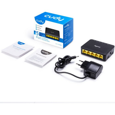 Коммутатор Cudy FS105D 5port 100/100TX неуправляемый