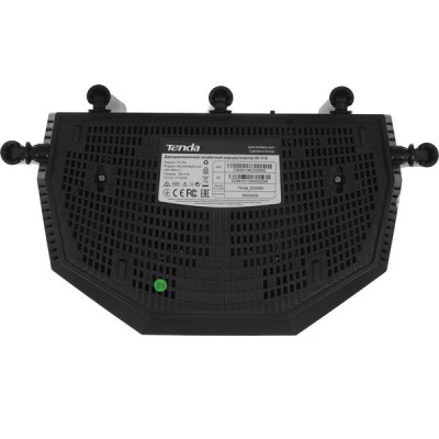 Маршрутизатор Tenda TX2 Pro AX1500 10/100/1000BASE-TX черный