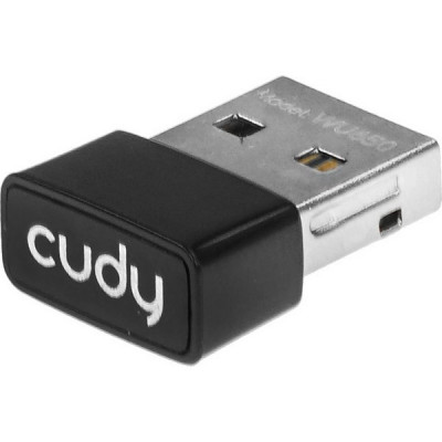 Адаптер Wi-Fi Cudy WU650 двухдиапазонный, 2.4/5ГГц, до 633 Мбит/с, внутренняя антенна, USB