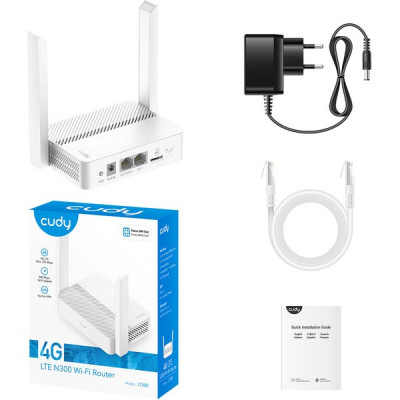 Маршрутизатор Cudy LT300 N300 Wi-Fi 4G LTE Cat4 SIM-слот