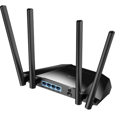 Маршрутизатор Cudy LT400 N300 10/100BASE-TX/4G cat.4 черный SIM-слот