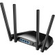 Маршрутизатор Cudy LT400 N300 10/100BASE-TX/4G cat.4 черный SIM-слот