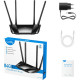 Маршрутизатор Cudy LT400 N300 10/100BASE-TX/4G cat.4 черный SIM-слот