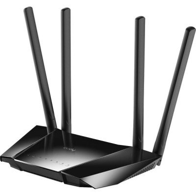 Маршрутизатор Cudy LT400 N300 10/100BASE-TX/4G cat.4 черный SIM-слот
