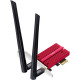 Адаптер Wi-Fi Cudy WE9300 BE9300 трехдиапазонный Wi-Fi7, 2.4/5/6ГГц, до 9.33 Гбит/с, 2х3.5dBi, PCI-E