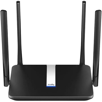 Маршрутизатор Cudy LT500 AC1200 10/100BASE-TX/4G cat.4 черный SIM-слот