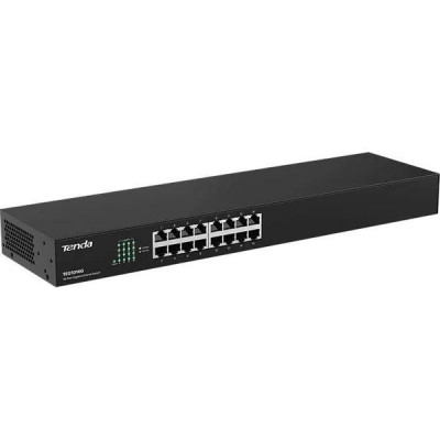 Коммутатор Tenda TEG1016G 16port 100/100/1000TX неуправляемый в стойку