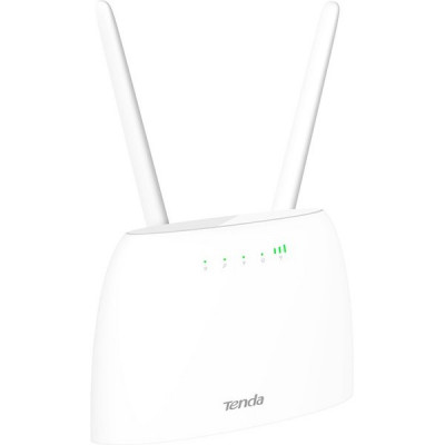 Маршрутизатор Tenda 4G06 N300, LTE/3G/4G, SIM-слот, 2 внеш. 4G/3G антенны + 2 Wi-Fi встроен. антенны