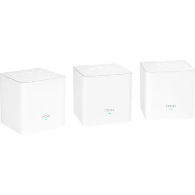 Бесшовный Mesh роутер Tenda NOVA MW3(3-pack) АС1200 2*100/BASE-T белый