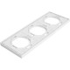 Рамка 3п, IP20, STEKKER Эмили [PFR00-5003-01] белый фарфор soft touch