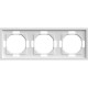 Рамка 3п, IP20, STEKKER Эмили [PFR00-5003-01] белый фарфор soft touch