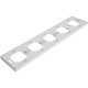 Рамка 5п, IP20, STEKKER Эмили [PFR00-5005-01][10] белый фарфор soft touch