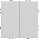 Выключатель с/у 2-кл 10А, IP20, с подсветкой, STEKKER Эмили [RSW10-5102-01] белый фарфор soft touch