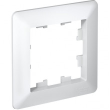 Рамка 1п, IP20, Schneider Electric ATLASDESIGN AIR [ATN220101] глянец белый/дымчатый