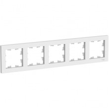 Рамка 5п, IP20, Schneider Electric ATLASDESIGN [ATN001305] лотос
