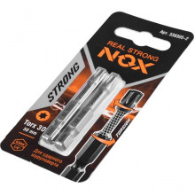 Бита для шуруповерта TORX30 x 50мм, 1/4, S2, цена за уп/2шт, NOX STRONG [339305-2]