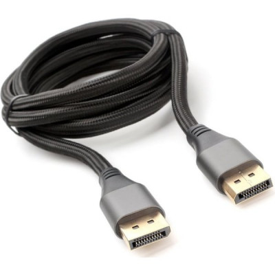 Кабель DisplayPort (M)-DisplayPort (M) 1.8м, v1.4, экран, черный, Cablexpert [CC-DP8K-6]