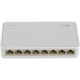 Коммутатор TP-Link TL-SF1008D 8x10/100Mbps, пластиковый корпус неуправляемый