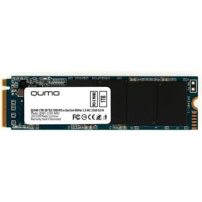 Накопитель SSD M.2  1Tb QUMO Novation TLC 3D, R2100/W1700, PCI-E 3.0 x4 [Q3DT-1TSY-NM2]