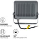 Прожектор LED  30W, 6500K, IP65, SMD, 3600Лм, Apeyron [05-46] серый
