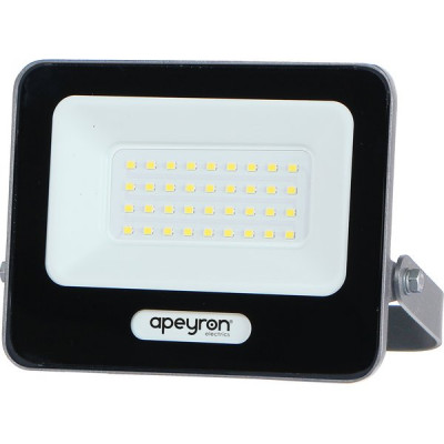 Прожектор LED  30W, 6500K, IP65, SMD, 3600Лм, Apeyron [05-46] серый