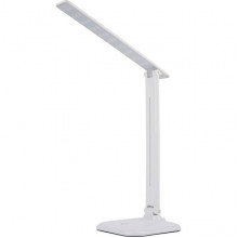 Светильник настольный LED 10W, 4000К, 500Лм, сенсорный/диммер, складной, Feron DE1725 [29861] белый