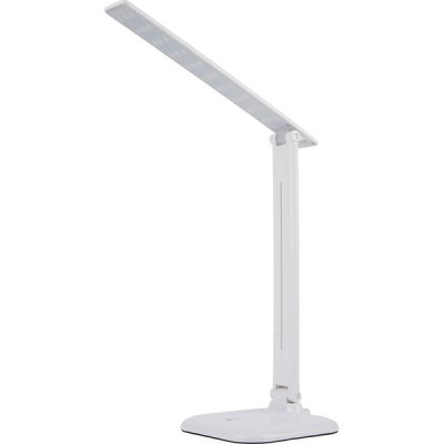 Светильник настольный LED 10W, 4000К, 500Лм, сенсорный/диммер, складной, Feron DE1725 [29861] белый